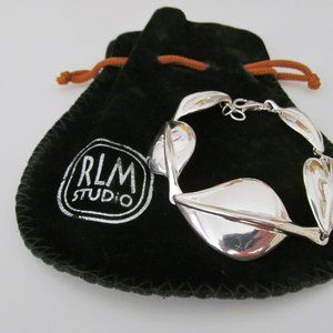 RLM STUDIO 925 STERLING LEAF BRACELET 8"